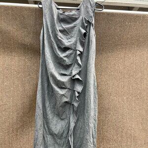 Lafayette 148 New York sleeveless asymmetrical ruffled Maxi dress Women’s Sz 14